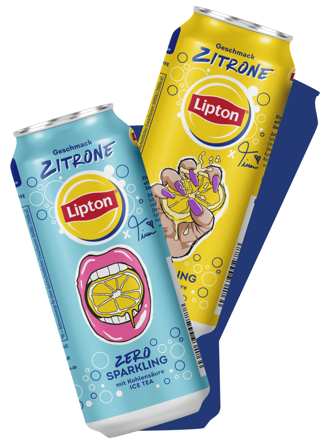 lipton ice tea two cans